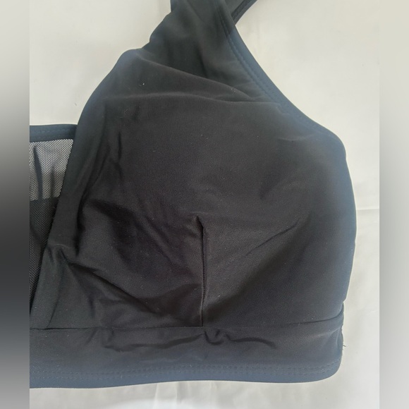 BLACK BIKINI TOP MESH WOMEN’S SHEIN - Picture 4 of 7